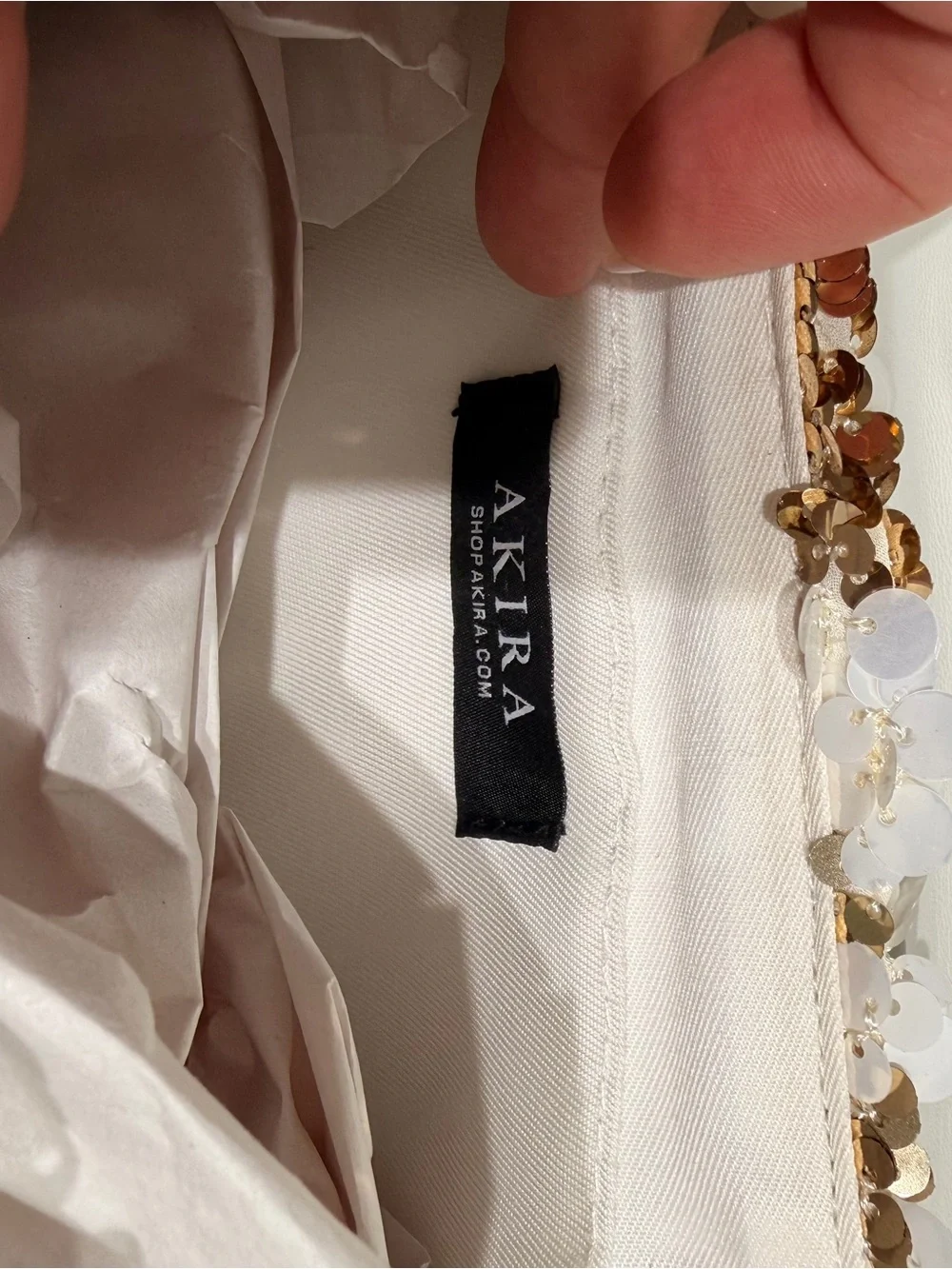 NWT AKIRA Boujee Babe Sequin Purse Bag